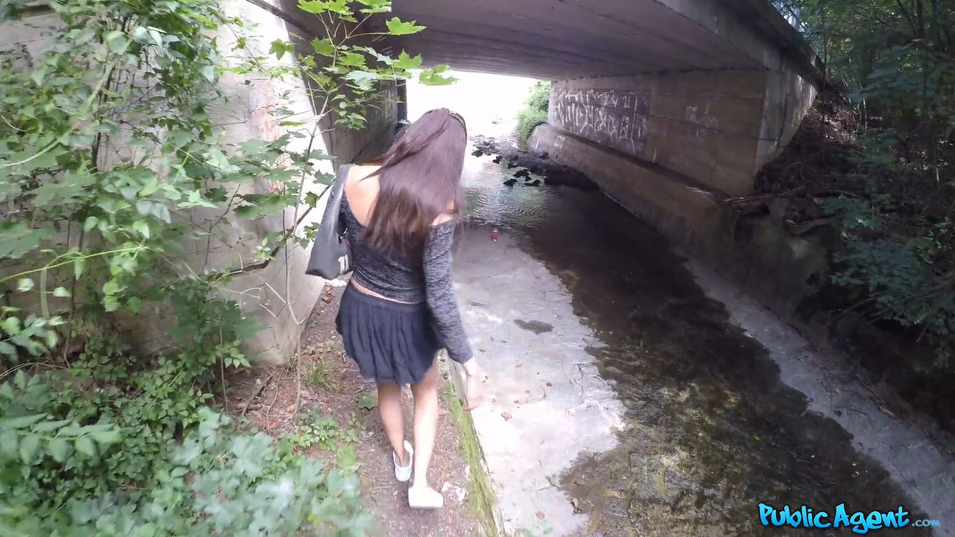 PublicAgent - Miyuki Son - Outdoor sex under a railway bridge