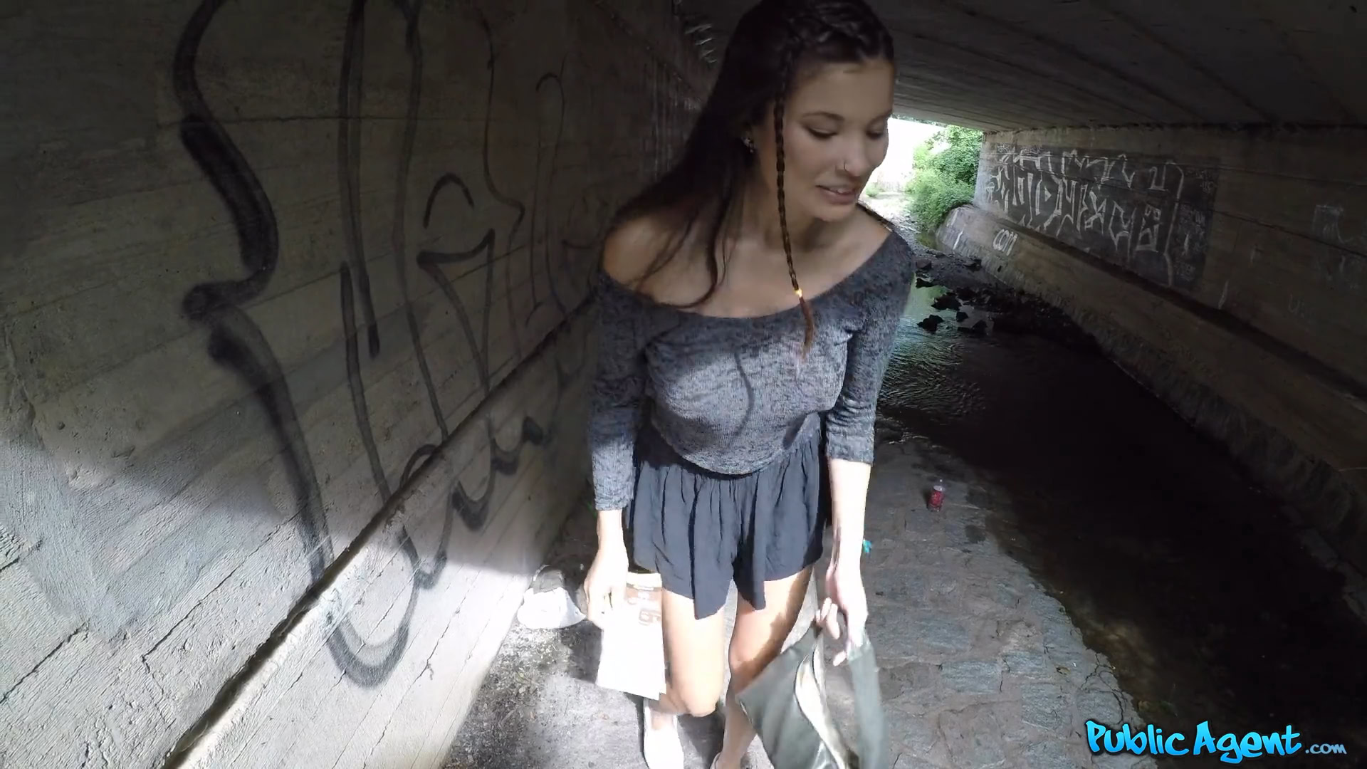 PublicAgent - Miyuki Son - Outdoor sex under a railway bridge