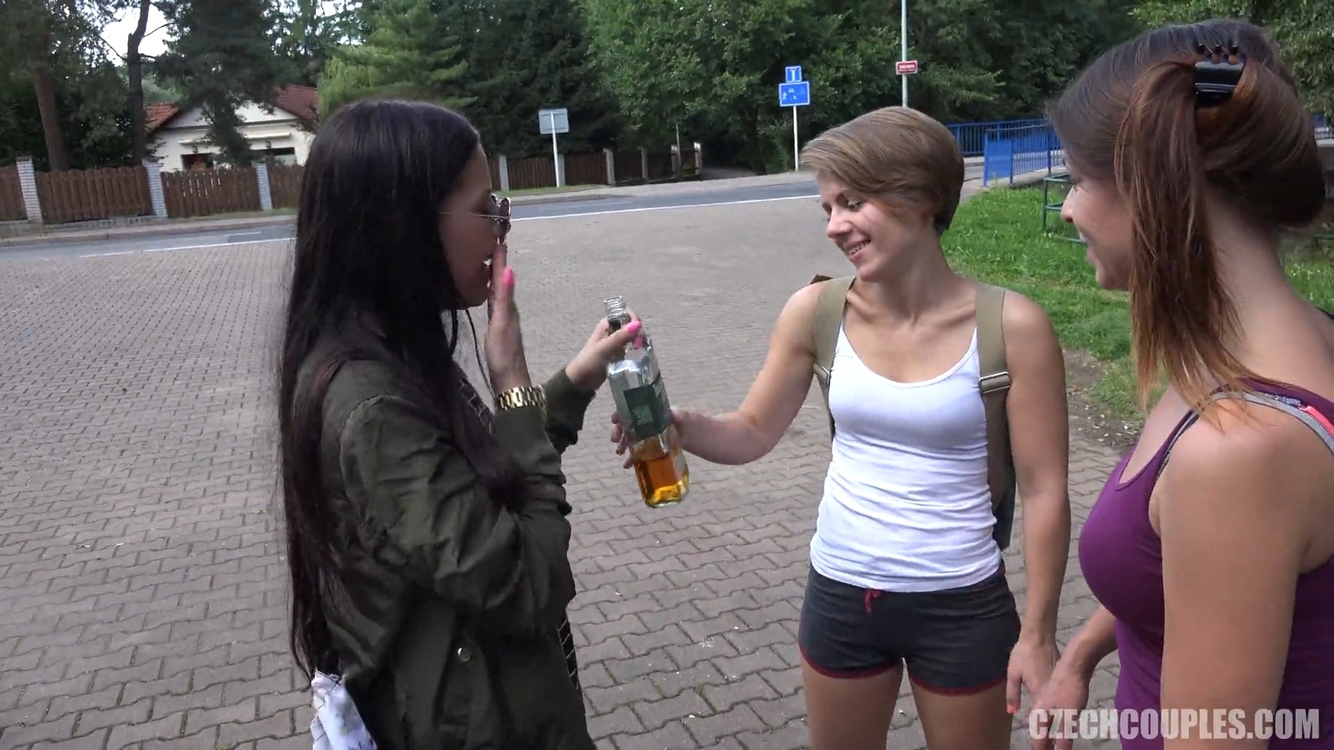 CzechCouples 28 - Lesbians fuck in public