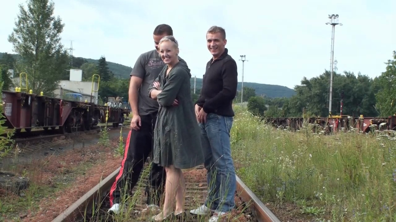 PublicBanging - 2225 - Railway Threesome