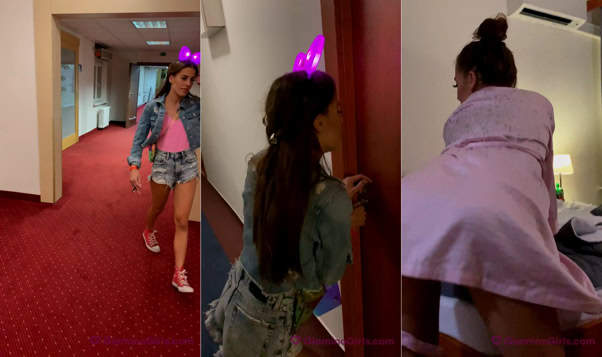 GlaminoGirls - Eveline Dellai 1 - Fucked in a Hotel